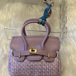 Elegant Purple  bag charm